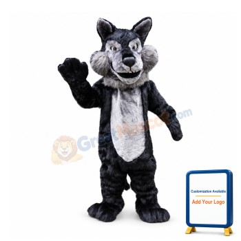 Almost Real Wolf Mascot Costume