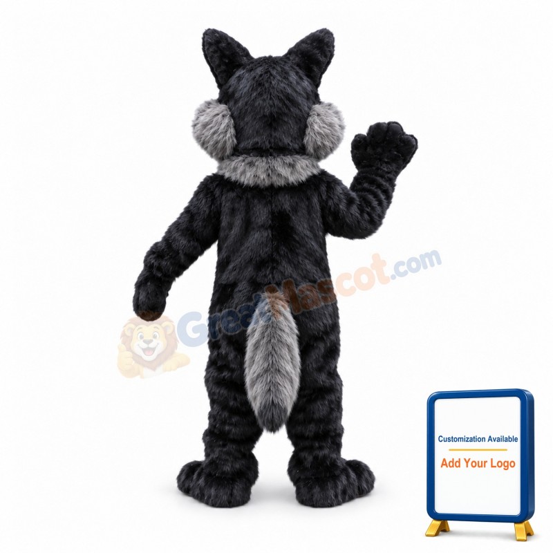 Almost Real Wolf Mascot Costume
