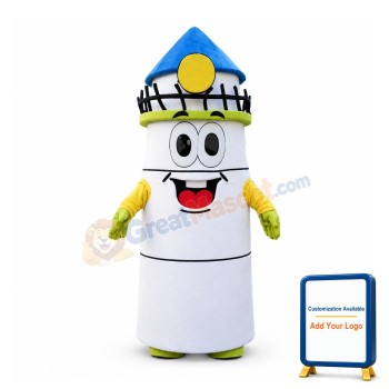 Easy Lighthouse Cartoon Mascot Costume