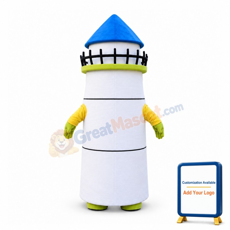 Easy Lighthouse Cartoon Mascot Costume