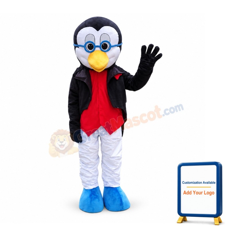 Penguin Gentleman Mascot Costume