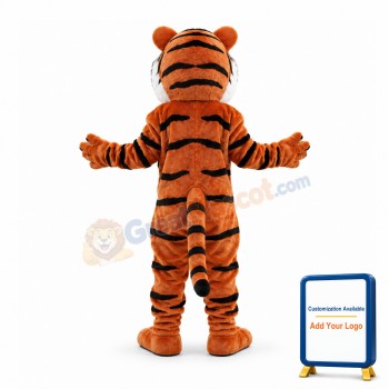 Well-behaved Tiger Mascot Costume