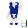 Scary Blue Tornado Cyclone Mascot Costume