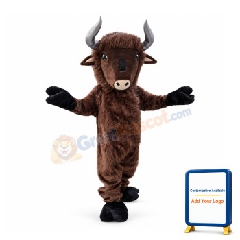 European Bison Mascot Costume