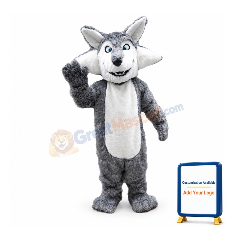 Stupid Husky Dog Mascot Costume