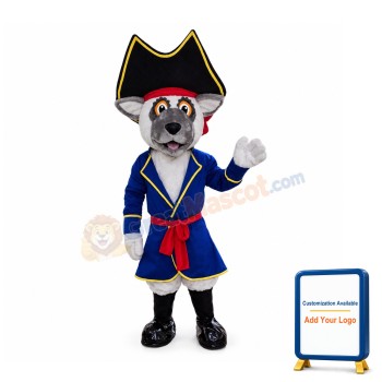 Friendly Lemur Pirate Mascot Costume