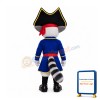 Friendly Lemur Pirate Mascot Costume