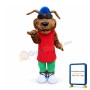 Cool Golden Dog Mascot Costume