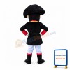 Happy One-eyed Pirate Mascot Costume