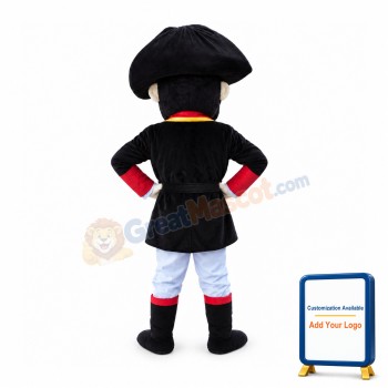 Happy One-eyed Pirate Mascot Costume