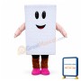 Deluxe Cartoon White Mattress Mascot Costume