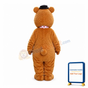 Fozzie Bear Mascot Costume Cartoon Character Mascot