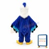 Long Fur Blue Jay Bird Mascot Costume
