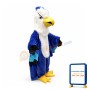 Long Fur Blue Jay Bird Mascot Costume