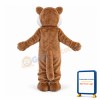 Howling Brown Tiger Mascot Costume