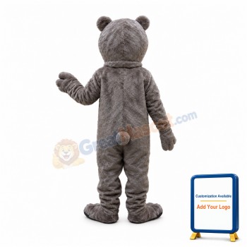 Plush Grizzly bear Mascot Costume