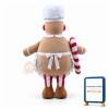 Christmas Gingerbread Man Confectioner Mascot Costume