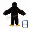 Black Hawk Long Wool Mascot Costume