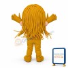 Unusual Only Girl Head Mascot Costume