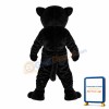 Howling Black Leopard Animal Mascot Costume