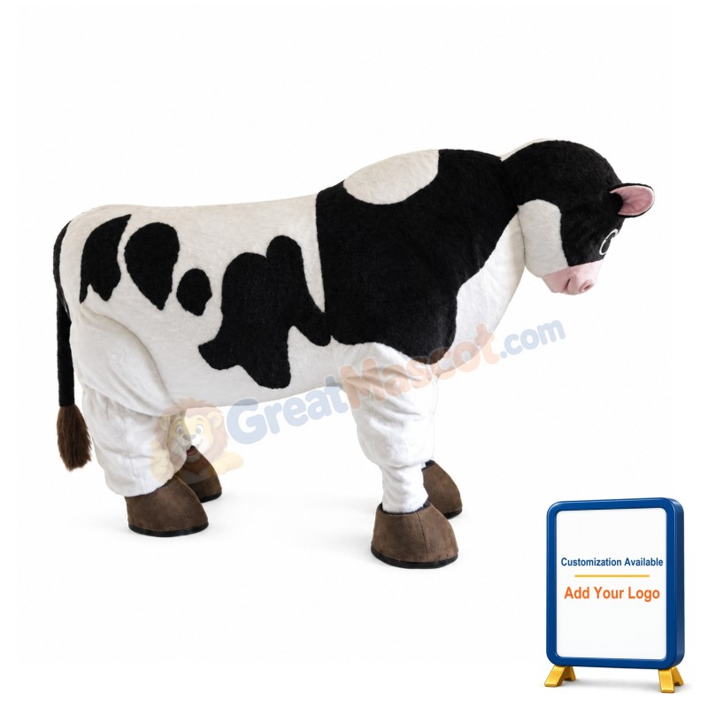 2 Person Milk Cow Animal Mascot Costume