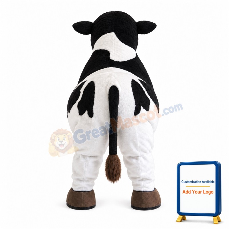 2 Person Milk Cow Animal Mascot Costume