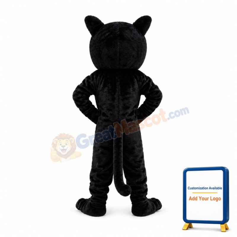 Black Jaguar Animal Mascot Costume