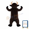 Golden Horn Bull Mascot Costume