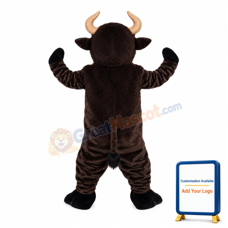 Golden Horn Bull Mascot Costume