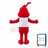 Cheering Cartoon Fire Ant Mascot Costume