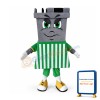 Angry Cartoon Chimney Mascot Costume