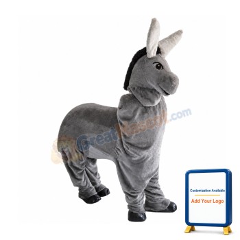 2 Person Donkey Animal Mascot Costume