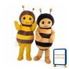 Sweet Cartoon Honeybee Mascot Costume