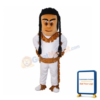 Native American Man Mascot Costume