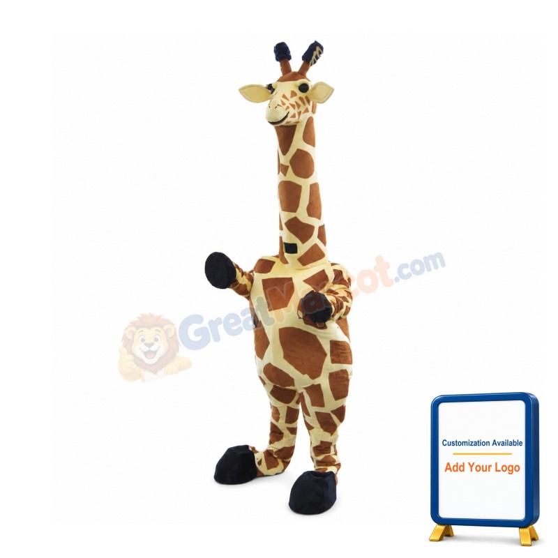 Classic Version Giraffe Animal Mascot Costume