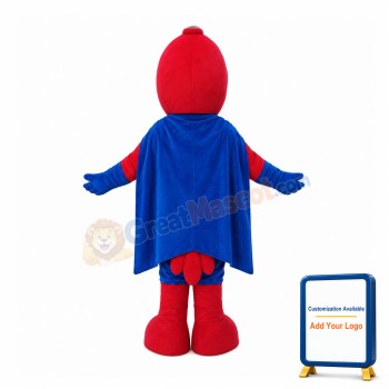 Red Mask Man Mascot Costume