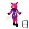 Rose Red Pig Mascot Costume