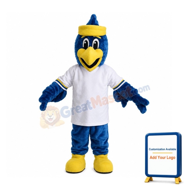 Tennis Blue Jay Mascot Costume