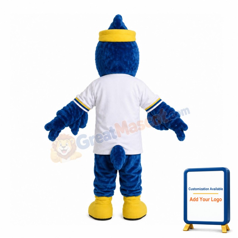 Tennis Blue Jay Mascot Costume