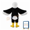 Eagle Long Fur Mascot Costume