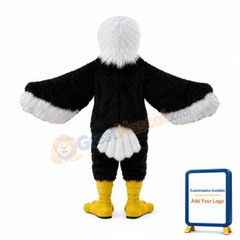 Eagle Long Fur Mascot Costume
