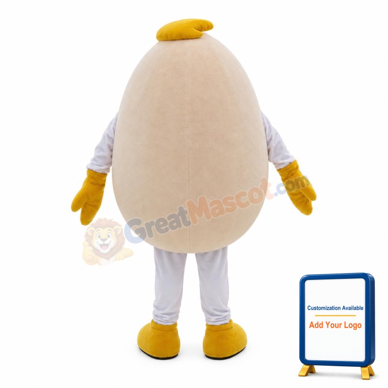 Naughty Cartoon Egg Mascot Costume