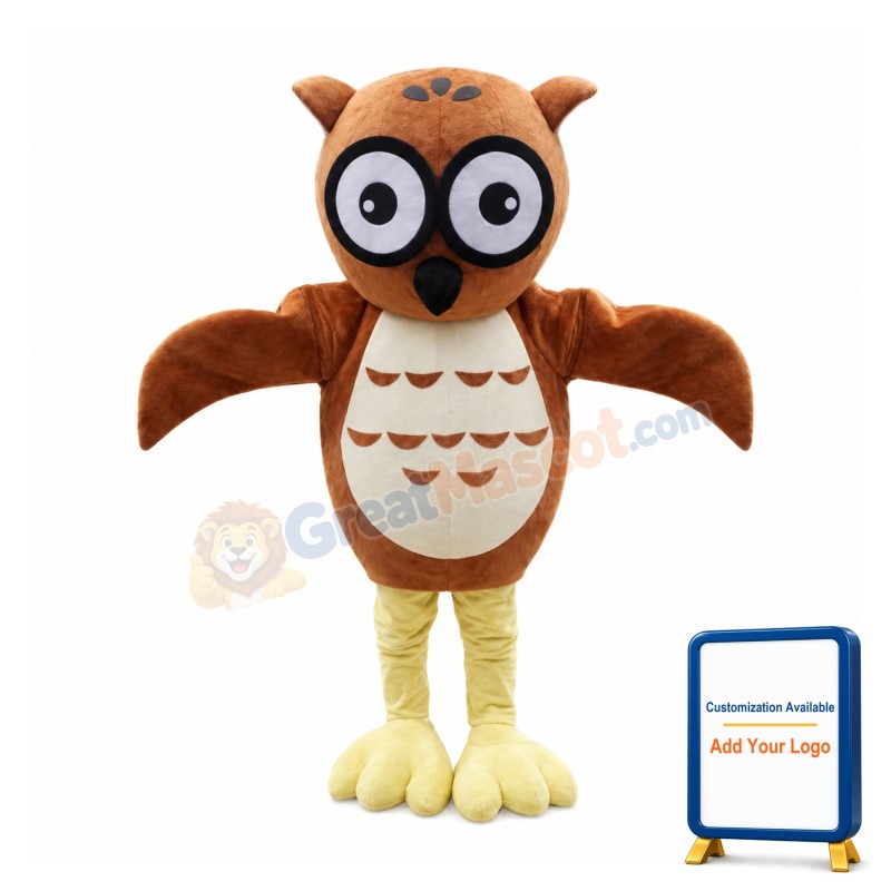 Easy Owl Mascot Costume