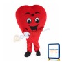 Deluxe Cartoon Red Heart Mascot Costume