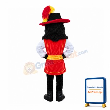 Captain Scratch Pirate Mascot Costume