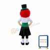 Red Hair Dancer Mascot Costume