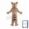 Brown Raccoon Mascot Costume