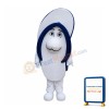 Sad Blue Flip Flop Mascot Costume