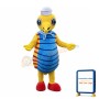 Cartoon Seahorse Sailor Mascot Costume
