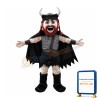 Howling Viking Man Mascot Costume